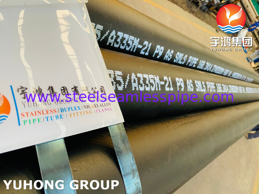 ASTM A335/ ASME SA335 P9 Σύνθετο χάλυβα αδιάβροχο σωλήνα κλιβάνου θερμαντικού σωλήνα