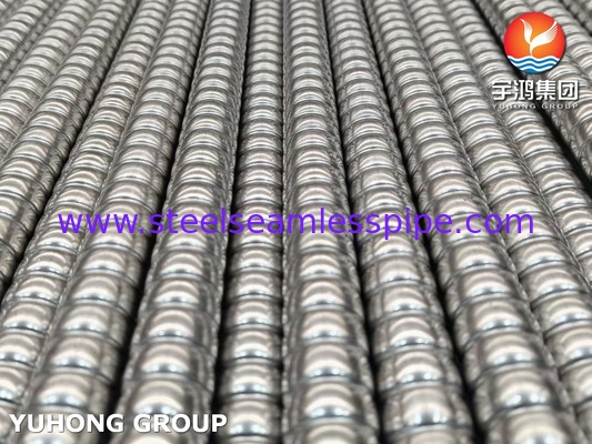 ASTM A213 TP304 Σωλήνας κυματοειδούς χάλυβα από ανοξείδωτο χάλυβα με ενισχυμένο σωλήνα μεταφοράς θερμότητας