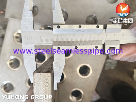 ASTM A240 Ατσάλι 304 Τετραγωνική πλάκα σωλήνα φύλλου για εναλλάκτη θερμότητας