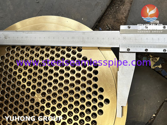 Ναυτικό Κύπελλο C46400 B171 Cuzn36sn1 Για θαλάσσιο εναλλάκτη θερμότητας