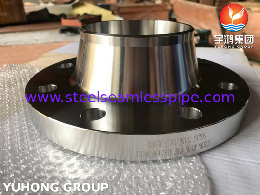 ASTM A182 F60 Διπλής χάλυβα πλαστική φλάντσα συγκόλλησης με λαιμό / WNRF