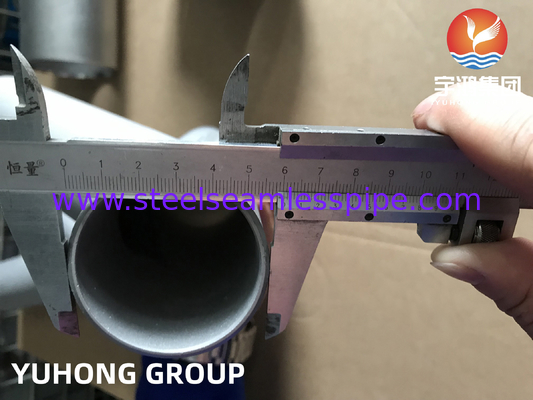 ASTM A815 UNS S31803 Συνδετήρας διπλού τύπου χάλυβα 45 μοίρες Y πλάγια