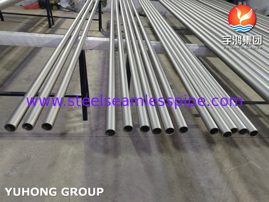 ASTM B407 Σύνθετο 800 Νικέλιο Σύνθετο σωλήνα για θερμοανταλλάκτη λέβητα Σύνθετο σωλήνα