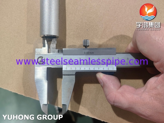 ASME B36.10 Σωλήνας Βρυκόλα ASTM A790 UNS S31803 Χωρίς συγκόλληση διπλό χάλυβα Βρυκόλα