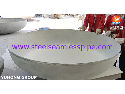 SA240 SS321 Ελλειπτοειδείς δεξαμενές κεφαλής από ανοξείδωτο χάλυβα και δοχεία αποθήκευσης