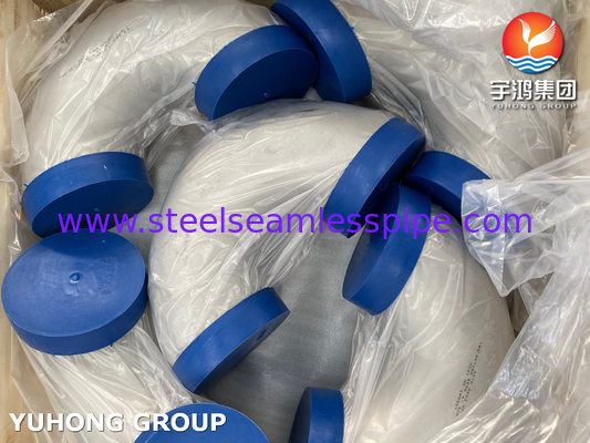 Ατσάλινο / διπλό ατσάλι Buttweld Fitting 180 βαθμών Επιστροφή αγκώνα ASME B16.9