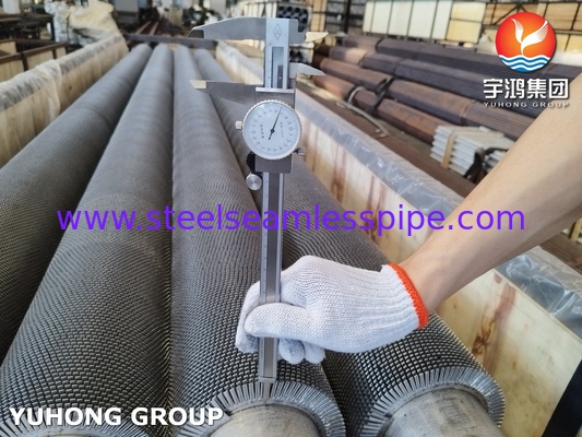 ASTM A312 TP304H Χάλυβα από ανοξείδωτο χάλυβα HFW Στρογγυλοειδής σωλήνας με φτερούγες