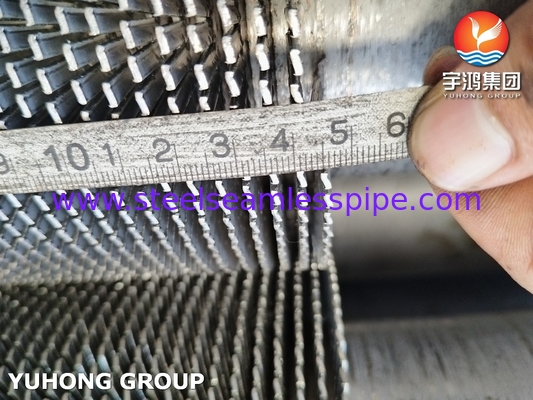 ASTM A312 TP304H Χάλυβα από ανοξείδωτο χάλυβα HFW Στρογγυλοειδής σωλήνας με φτερούγες