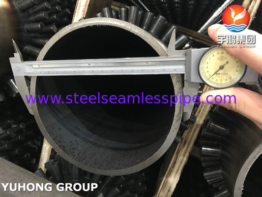 ASME SA106 GR.B Σωλήνας με φτερούγες από χάλυβα άνθρακα για διυλιστήρια πετρελαίου
