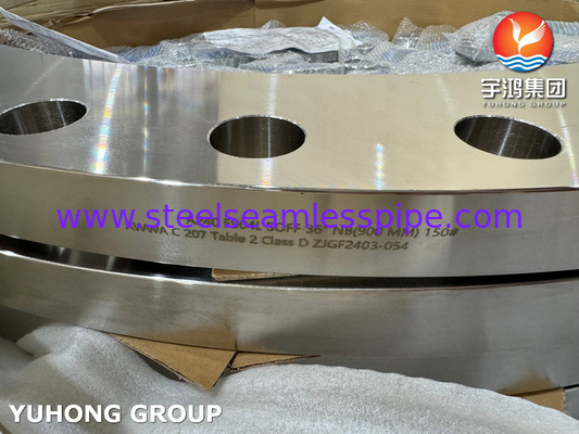 ASTM A240 F904L AWWA C207 Πίνακας 2 Τάξη D Χάλυβα δακτυλική φλάντσα για σύστημα ύδρευσης