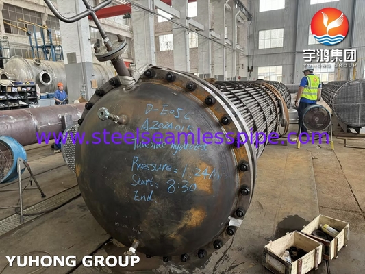 Τύπος δέσμης ASME U STAMP D-E05C ASME SA179 Χωρίς ραφές σωλήνας από χάλυβα άνθρακα με φύλλο σωλήνων ASME SA266 Gr.2N
