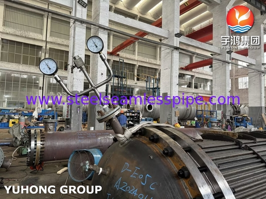 Τύπος δέσμης ASME U STAMP D-E05C ASME SA179 Χωρίς ραφές σωλήνας από χάλυβα άνθρακα με φύλλο σωλήνων ASME SA266 Gr.2N