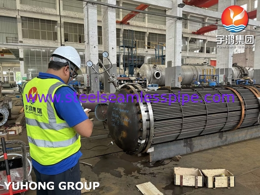 Τύπος δέσμης ASME U STAMP D-E05C ASME SA179 Χωρίς ραφές σωλήνας από χάλυβα άνθρακα με φύλλο σωλήνων ASME SA266 Gr.2N