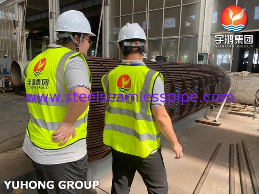 Δορυφόροι διακόπτη θερμότητας D-E1 A ASME SA213 T11 U Bend Tube με ASME SA-516 GR.70 (N, FGP)