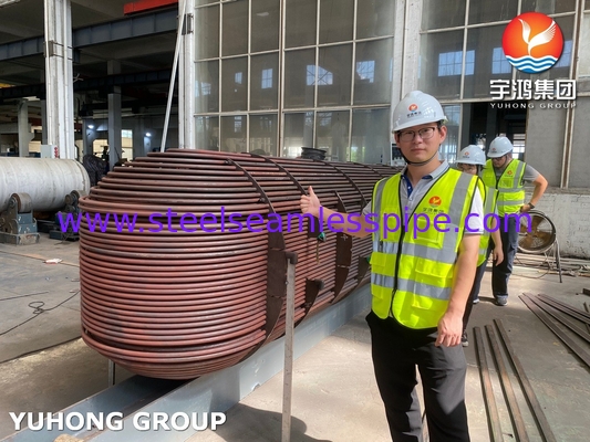 Δορυφόροι διακόπτη θερμότητας D-E1 A ASME SA213 T11 U Bend Tube με ASME SA-516 GR.70 (N, FGP)