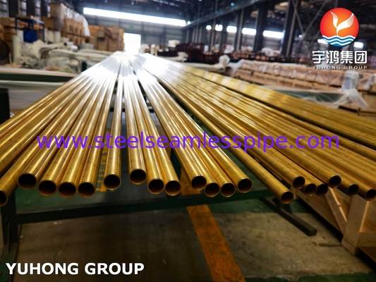 ASTM B111 C68700 Χωρίς συγκόλληση σωλήνας σωλήνα από κράμα χαλκού για ανταλλακτήρα θερμότητας