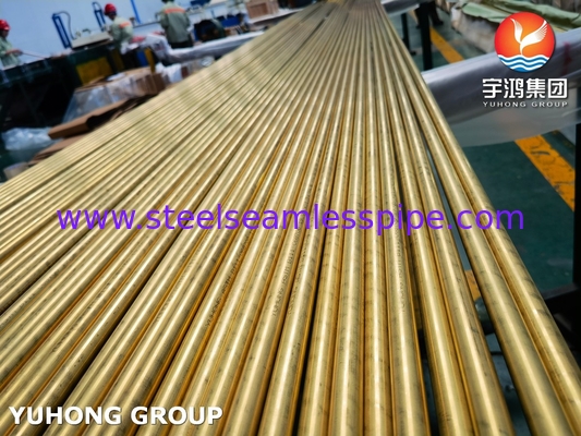 ASTM B111 C68700 Χωρίς συγκόλληση σωλήνας σωλήνα από κράμα χαλκού για ανταλλακτήρα θερμότητας