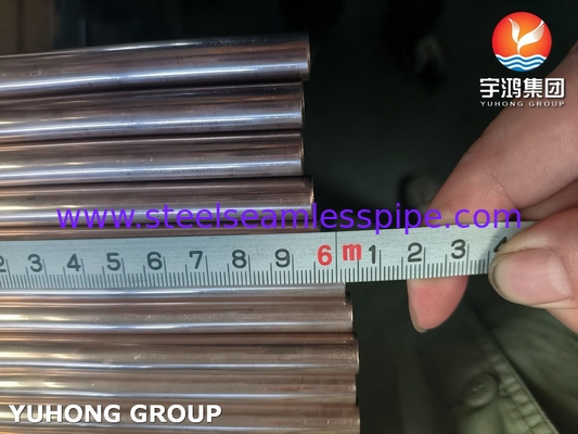 Τύπος από κράμα χαλκού ASTM B111 C70600 για εγκαταστάσεις συμπύκνωσης με εναλλάκτη θερμότητας