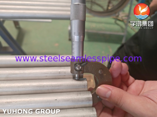 Υπερ-διπλής σωλήνας 2507, ASME SA789 UNS S32750 Χωρίς ραφή διπλής σωλήνας χάλυβα