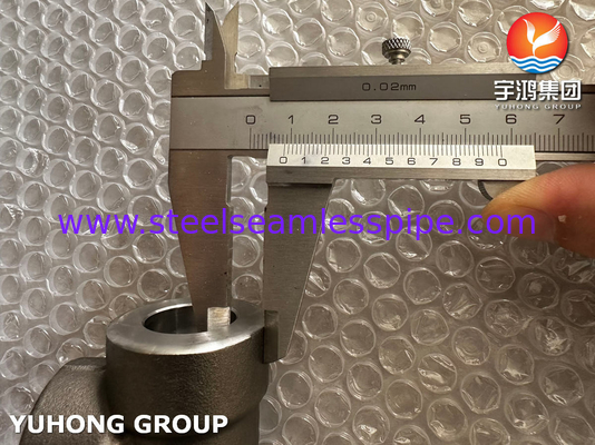 ASTM A182 F92 Χάλυβας κράματος 90° Κεφαλοκέφαλος 6000# Τεχνουργήματα σωλήνων υψηλής πίεσης