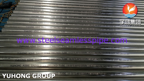 ASTM A249 TP304 BA Ζυγισμένος σωλήνας από ανοξείδωτο χάλυβα, σωλήνας λέβητα και θερμοανταλλάκτη