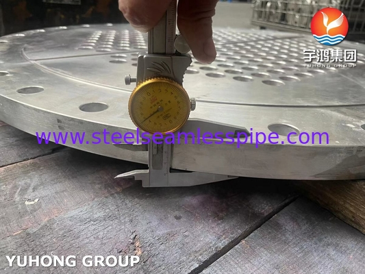ASME SA240 SS304 Πίνακας σωλήνων από ανοξείδωτο χάλυβα για εναλλάκτη θερμότητας