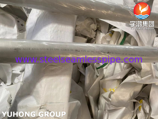 ASTM A312 Χάλυβα από ανοξείδωτο χάλυβα Χωρίς ραφές σωλήνες για υψηλής θερμοκρασίας υπηρεσία S30815 253MA
