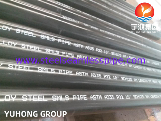 ASTM A335 P22 2-1/4Cr Σύνδεσμος ατσάλινου σωλήνα χωρίς συγκόλληση για εργοστάσια παραγωγής ηλεκτρικής ενέργειας / λέβητα / πυρηνική ενέργεια