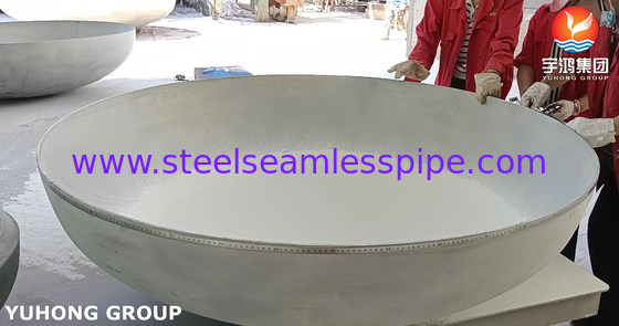 ASTM SA240 SS321 Ελλειπτόμορφη κεφαλή και άκρο πιάτου για δοχείο υπό πίεση