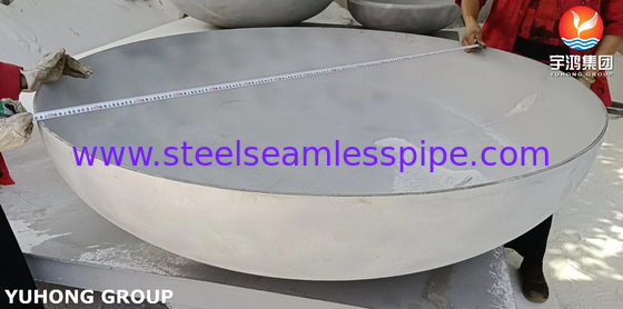 ASTM SA240 SS321 Ελλειπτόμορφη κεφαλή και άκρο πιάτου για δοχείο υπό πίεση