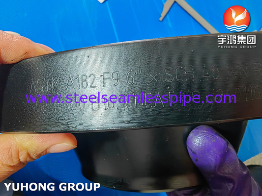ASTM A182 Gr F9 Φλάνς λαιμού συγκόλλησης από κράμα χάλυβα ASME B16.5 πλαστική φλάνσα WNRF