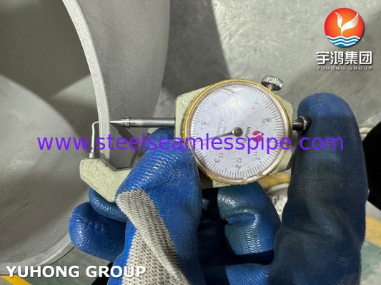 ASTM B366 UNS N08810 κράμα 800H Εφοδιαστικά για σιδηροτροχεία 180 μοιρών γύρισμα