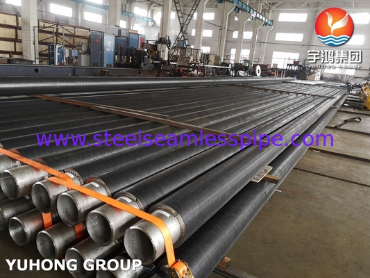 ASTM A312 TP316L Ατσάλινος τύπου σωλήνα Hfw με στερεά πτερύγια για εξοικονόμηση