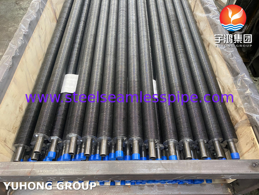 ASTM A210 ASME SA210 GR A1 Τύπος φτερούγων από χάλυβα άνθρακα με φτερούγες από αλουμίνιο