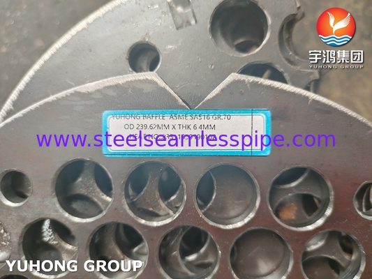 ASTM B171 C71500 Χάλυβα Νικέλιο 70/30 Φύλλα σωλήνων για ανταλλακτές θερμότητας με κέλυφος και σωλήνα