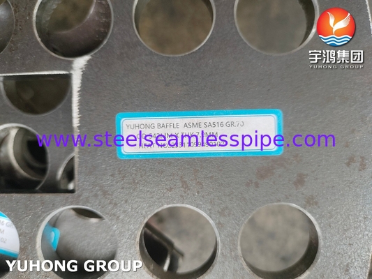 ASTM B171 C71500 Χάλυβα Νικέλιο 70/30 Φύλλα σωλήνων για ανταλλακτές θερμότητας με κέλυφος και σωλήνα