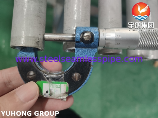 ASTM A213 TP347 1.4550 Χωρίς συγκόλληση σωλήνας για λέβητα και εναλλάκτη θερμότητας