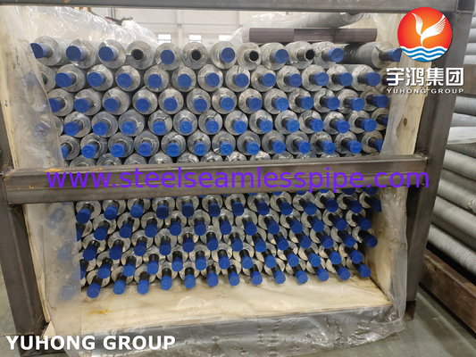 ASTM A210 ASME SA210 GR A1 Χάλυβα άνθρακα Αλουμινίου Πτερυγίου Εξωστρεφόμενο αέρας ψυγμένο σωλήνα ανταλλακτήρα θερμότητας