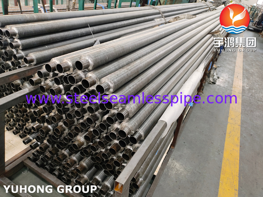 ASTM A210 ASME SA210 GR A1 Τύπος φτερούγων από χάλυβα άνθρακα με φτερούγες από αλουμίνιο