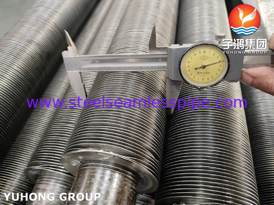 ASTM A210 ASME SA210 GR A1 Τύπος φτερούγων από χάλυβα άνθρακα με φτερούγες από αλουμίνιο