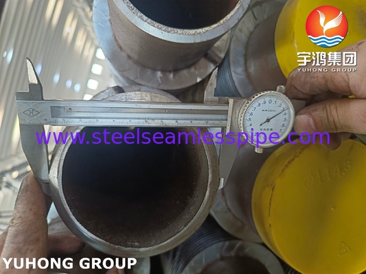 HFW Σκληρό απλό σωλήνα με πτερύγια, ASTM A335 P22 Σύνθετο χάλυβα