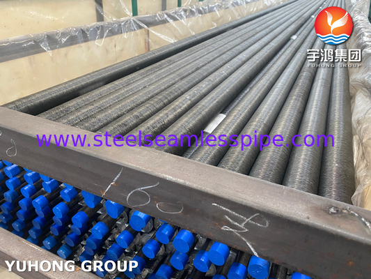ASTM A179 Χάλυβας άνθρακα Χωρίς ραφές σωλήνας Αλουμινίου Fin Τύπος G σωλήνας πτερυγίου για ψύκτη αέρα