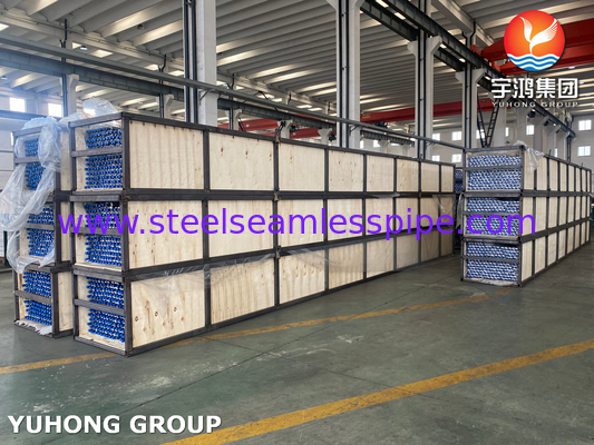 ASTM A179 Χάλυβας άνθρακα Χωρίς ραφές σωλήνας Αλουμινίου Fin Τύπος G σωλήνας πτερυγίου για ψύκτη αέρα