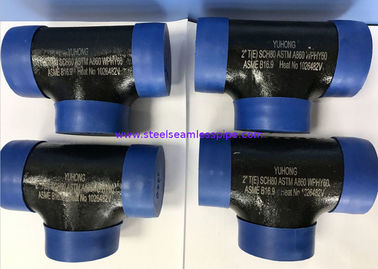 ASTM A860 WPHY60/42/52/65/70/ΓΡΆΜΜΑ Τ μειωτών 80, ΑΓΚΏΝΑΣ 2» επιφάνεια bw ASME B16.9 SCH80 μαύρο Ή επίστρωμα χρώματος
