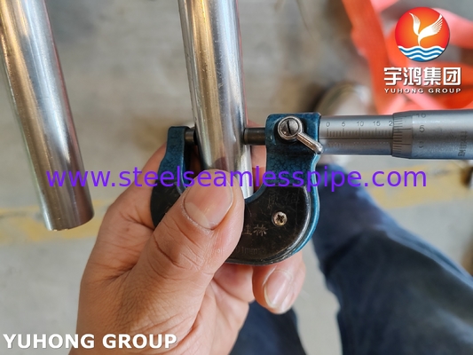 ASTM A269 TP316L Ατσάλινος σωλήνας χωρίς συγκόλληση
