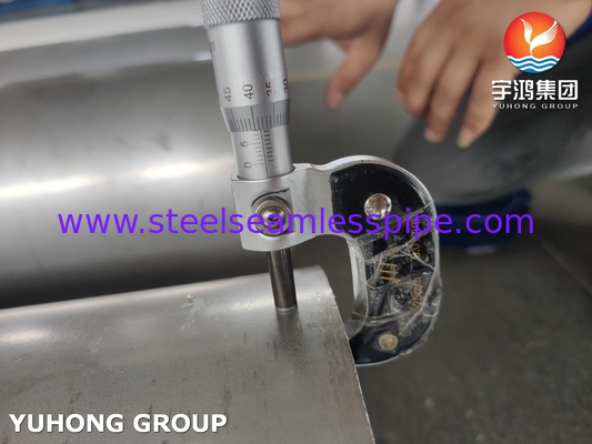ASTM A928 UNS S32750 CL1 Super Duplex Σωλήνες από ανοξείδωτο χάλυβα EFW συγκολλημένοι σωλήνες