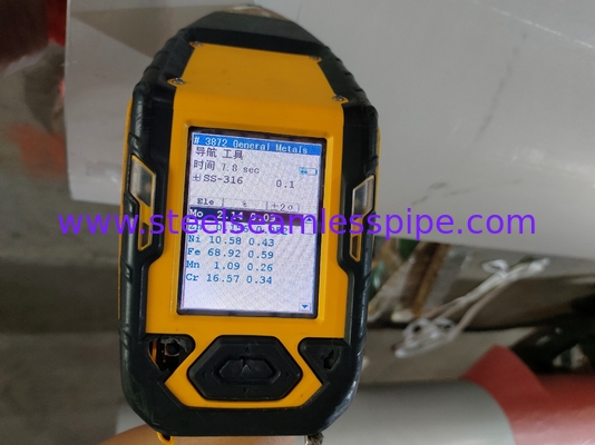 ΤΠ316L Δόρυβος DSAW EN 1.4404 Για εγκαταστάσεις επεξεργασίας λυμάτων ASTM A358 πρότυπο