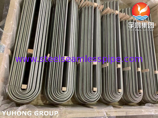 ASME SA179 U Bend Seamless Cold Drawn Carbon Steel Tube για σωληνωτές ανταλλακτές θερμότητας