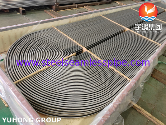 ASME SA179 U Bend Seamless Cold Drawn Carbon Steel Tube για σωληνωτές ανταλλακτές θερμότητας