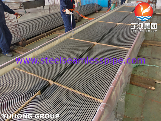 ASME SA179 U Bend Seamless Cold Drawn Carbon Steel Tube για σωληνωτές ανταλλακτές θερμότητας